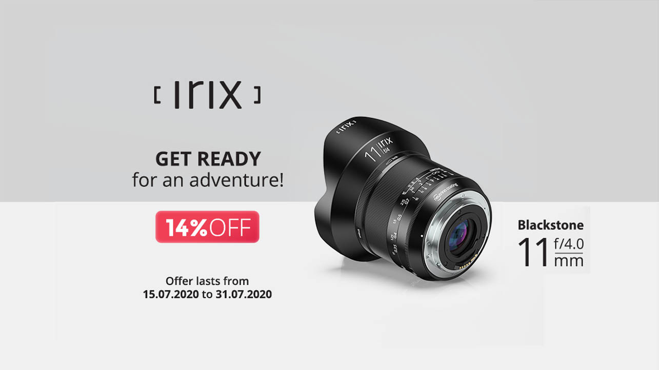 The Irix 11mm f/4 Blackstone is now 14% off!