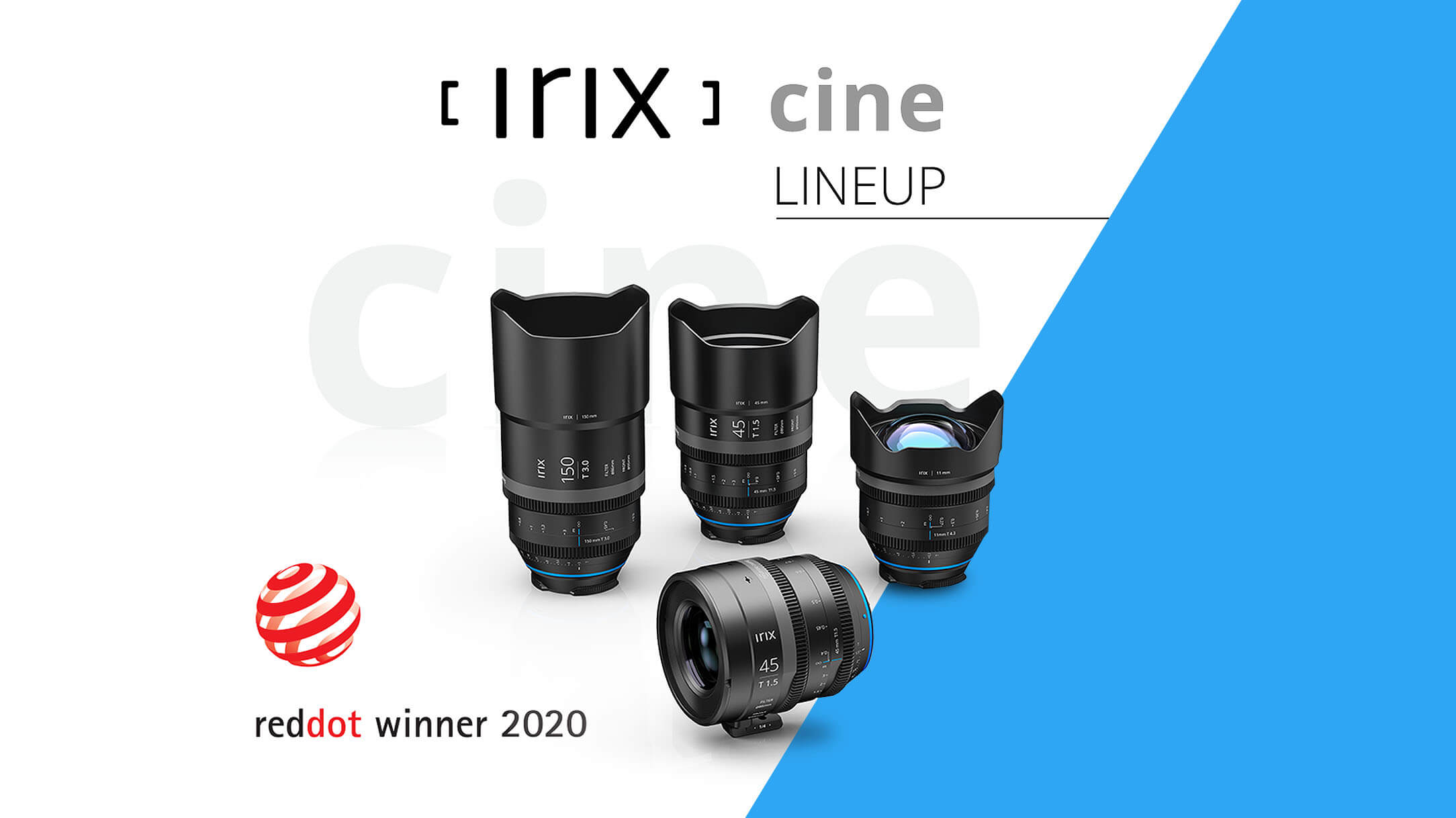 Irix Cine Lineup Nagrodzony nagrodą Red Dot
