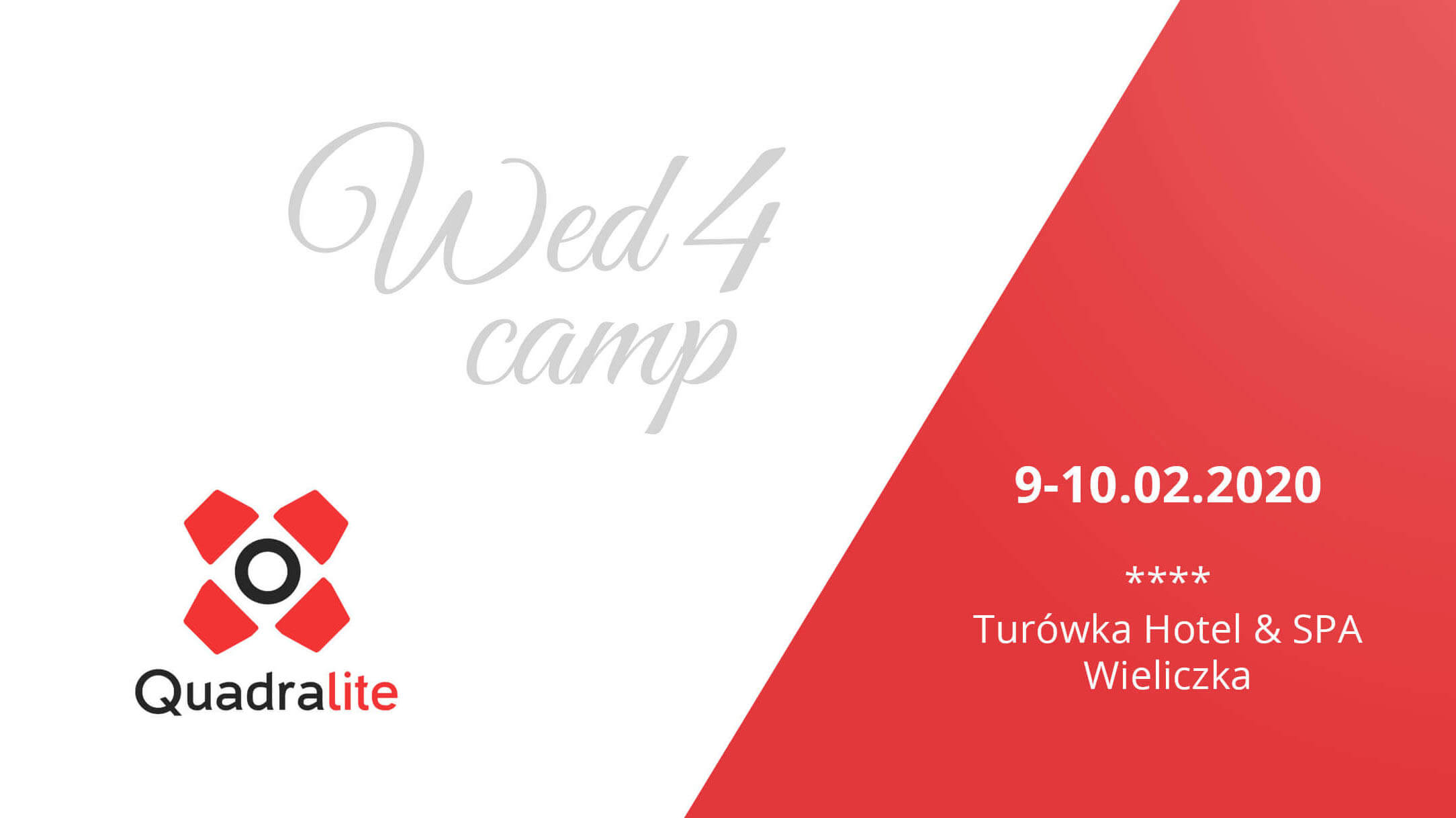 Quadralite będzie obecne na Wed Camp 4 w Wieliczce